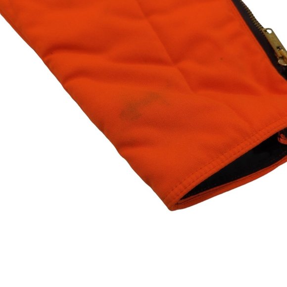 RefrigiWear Kodofill Insulated Warm Bibs Overalls High Visibility Orange USA L - Picture 8 of 8